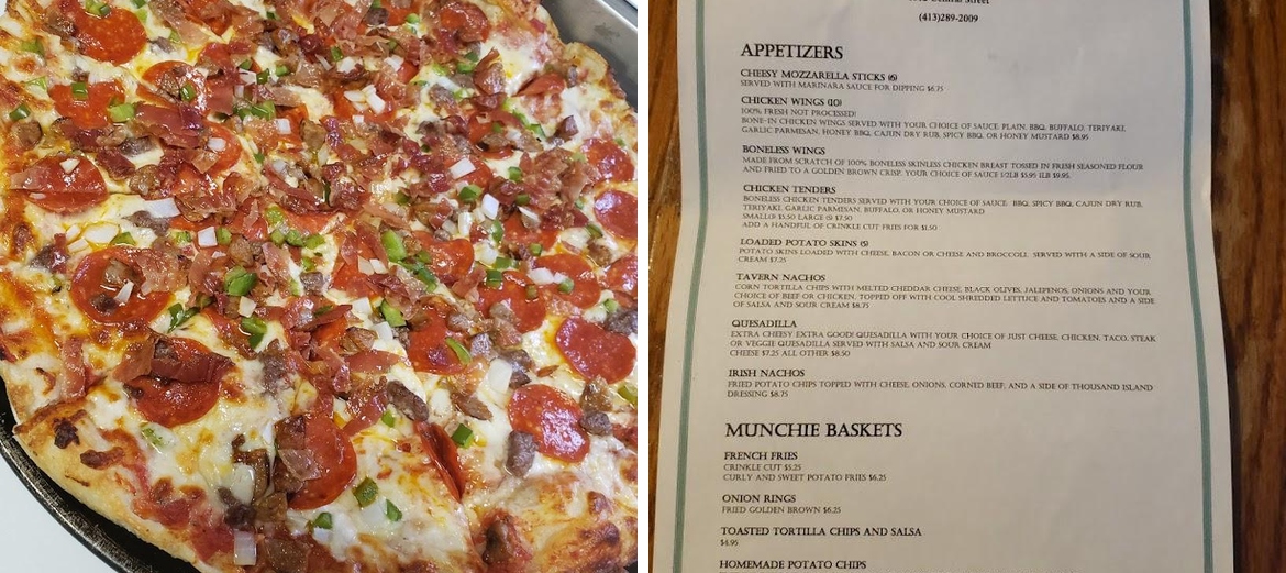 Tailgate Tavern Menu