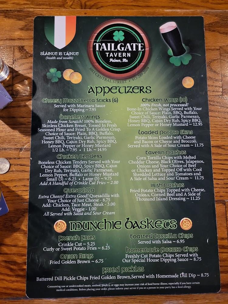 Tailgate Tavern Menu image 2
