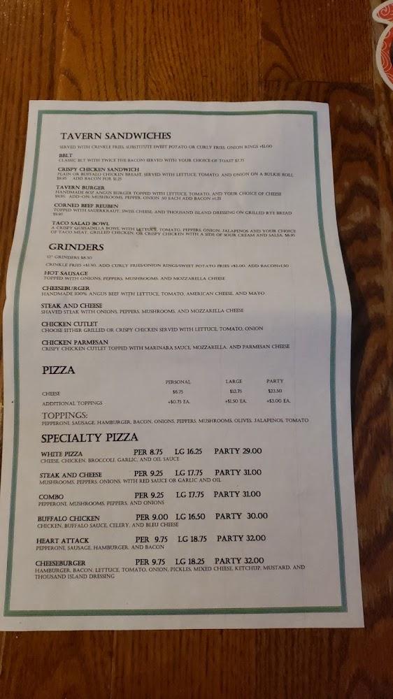 Tailgate Tavern Menu image 3